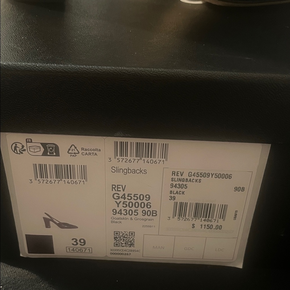 CHANEL Black Slingback Heels - Picture 2 of 5